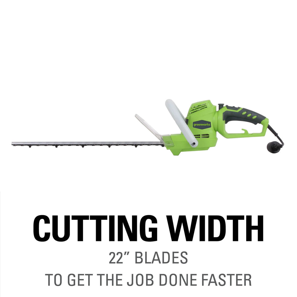 4 Amp 22-inch Corded Electric Hedge Trimmer R88694
