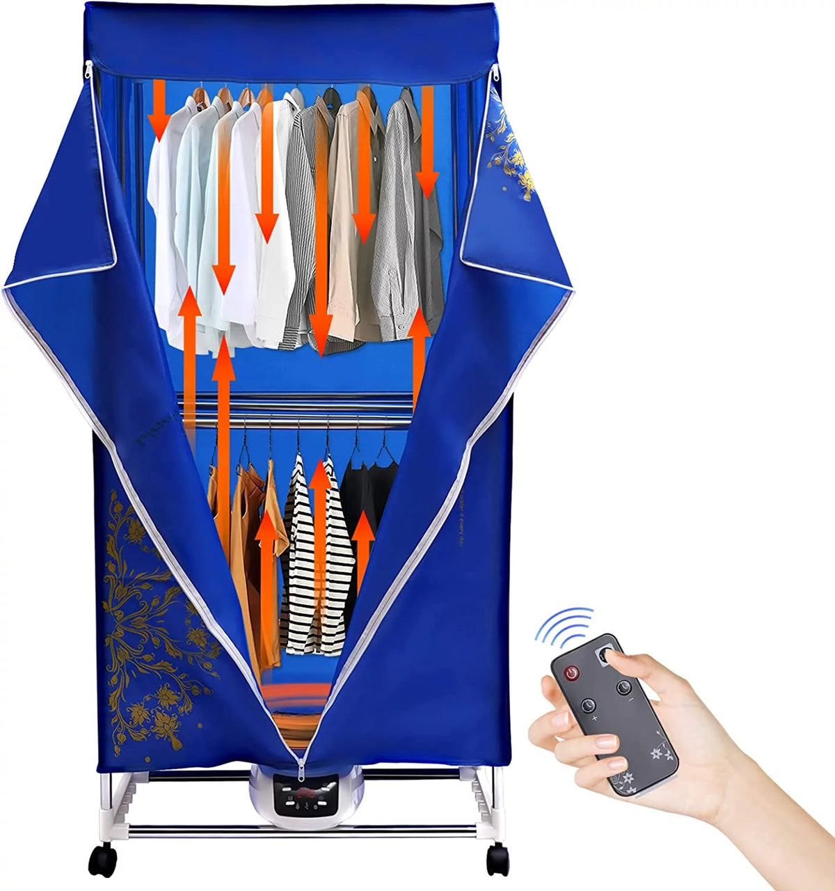 Portable Clothes Dryer with Temperature Controller K9914