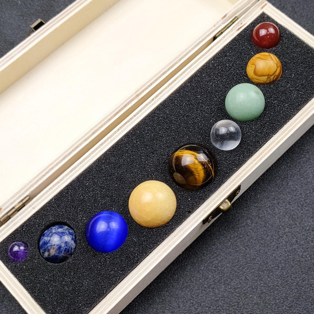 Planet Crystal Solar System Ornaments Set V8449