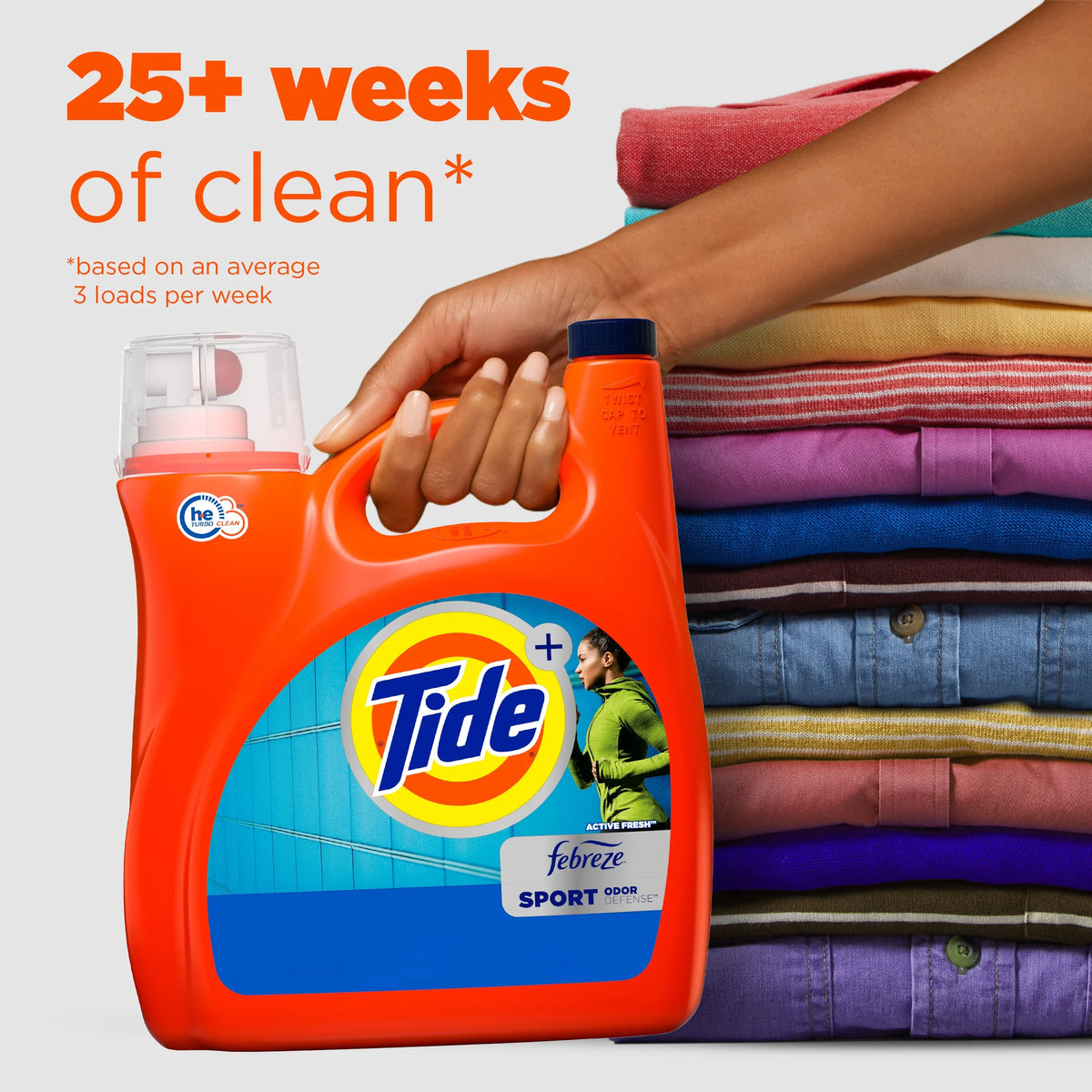 Tide Liquid Laundry Detergent, 154 fl oz, 100 Loads O714