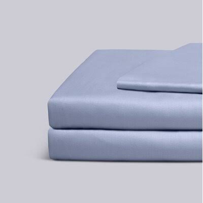 400 Thread Count California King 4 Piece Set Blue Bed Sheets W32842