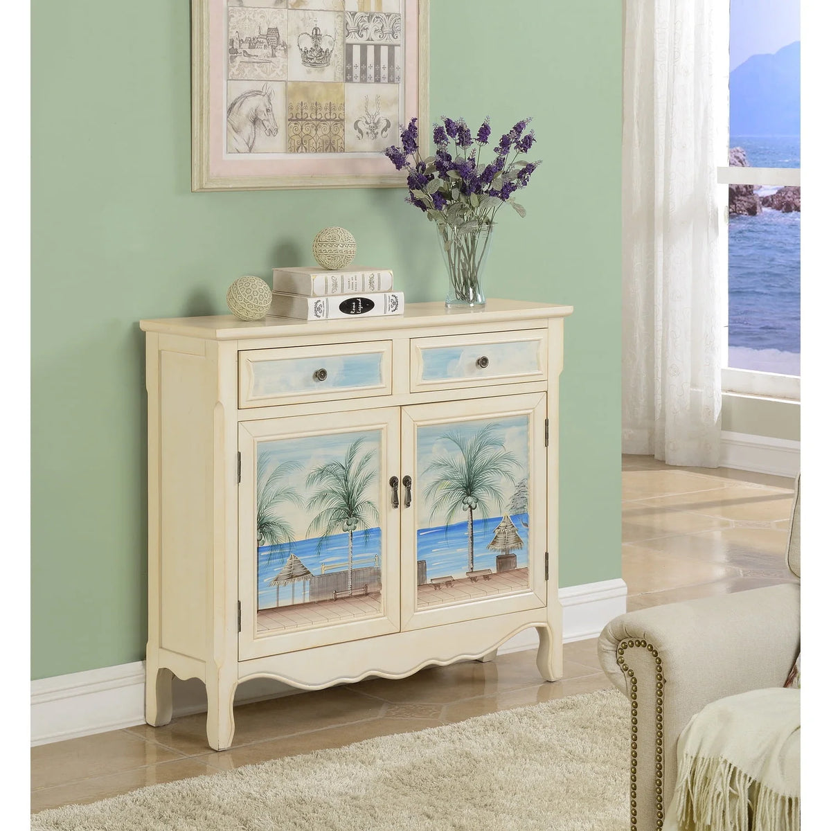 Two Drawer Two Door Cupboard K388016