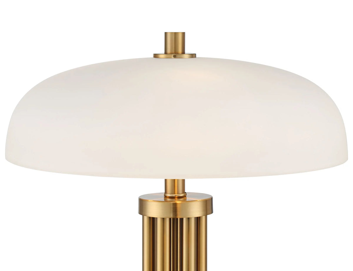 Mid Century Modern Accent Table Lamp with USB Ports C137