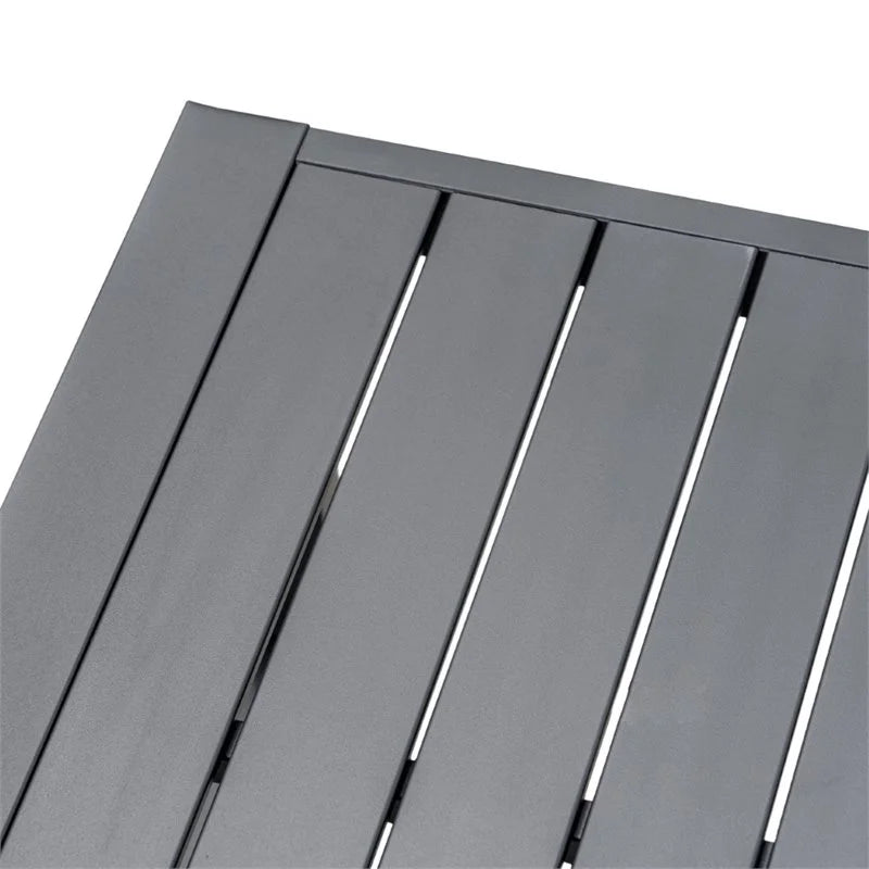 12-Piece Outdoor Aluminum Sectional Sofa Set in Black S226781
