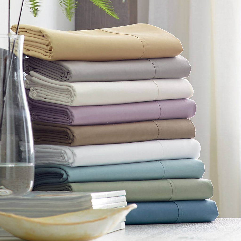 450-Thread Count Sateen California King Flat Sheet B523782