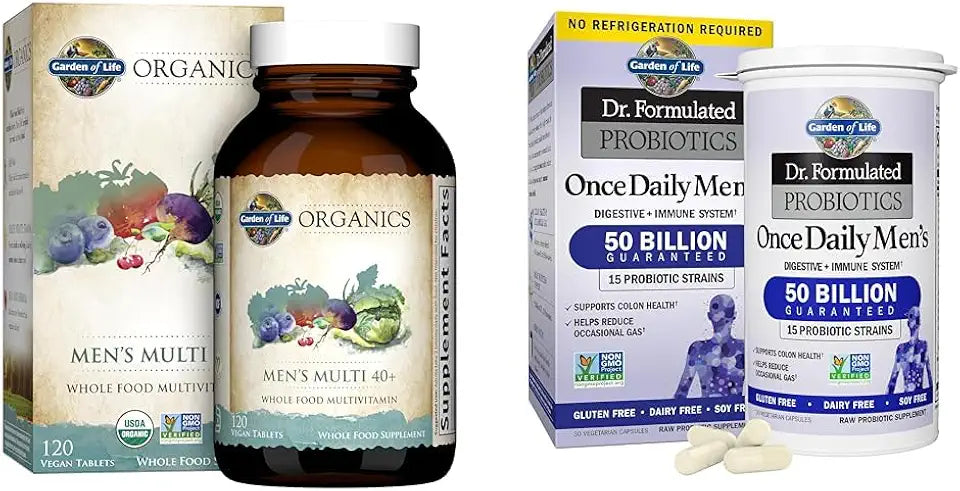 120 Tablets & 30 Capsules Men's Multi 40+ Probiotics P7881