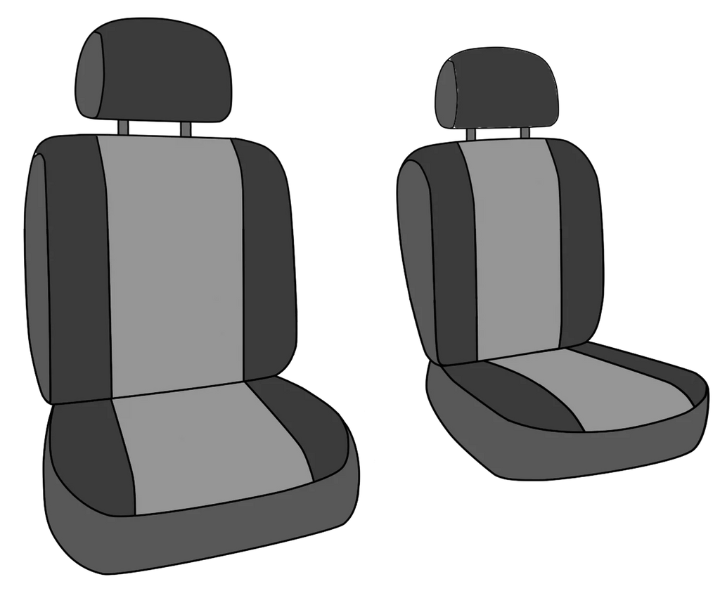 Charcoal Insert with Black Trim Seat Covers B7496