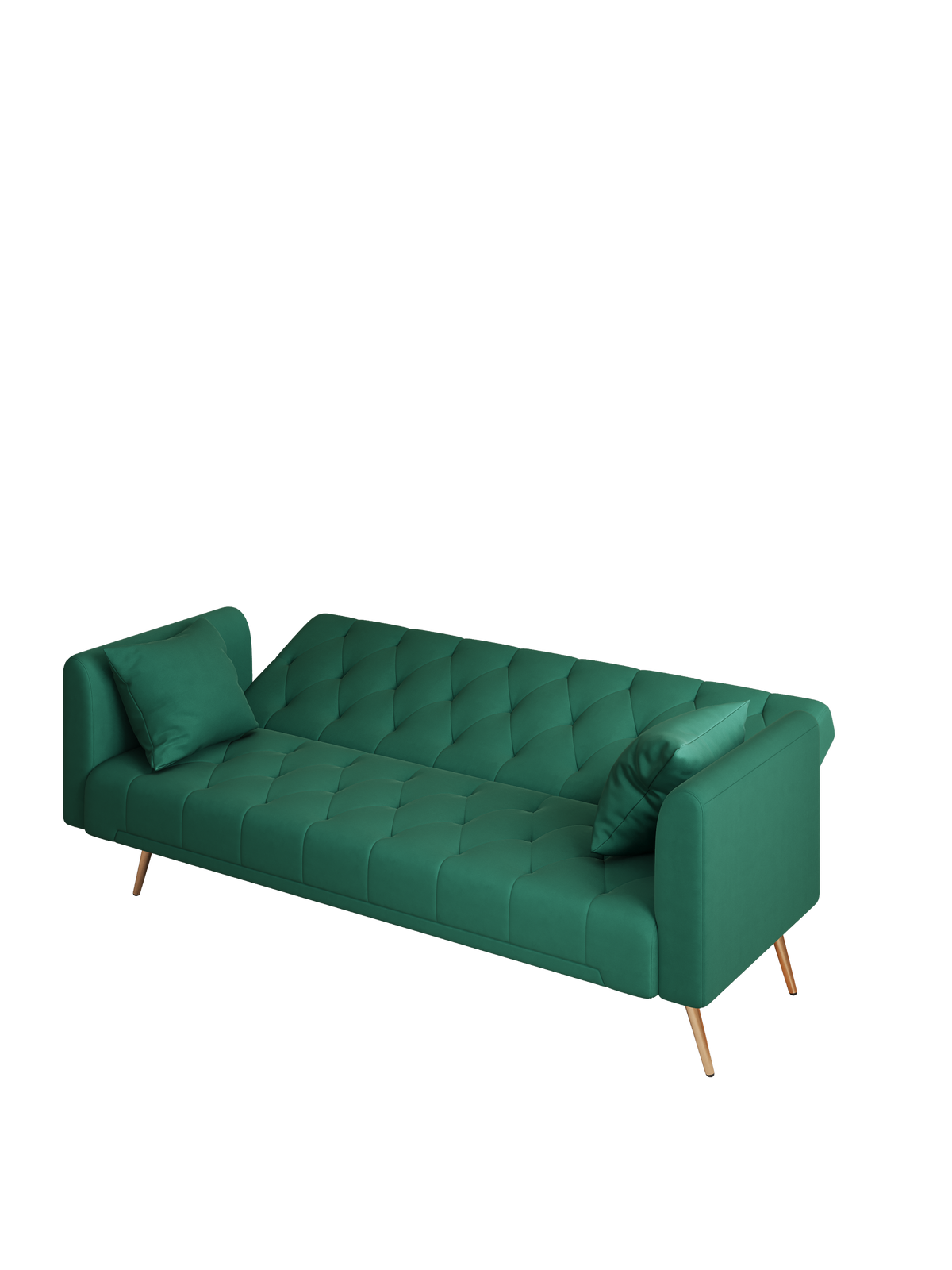 Convertible Sofa Bed Green T27686