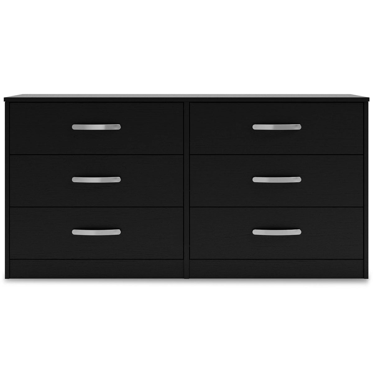 Black 6 Drawer Dresser I246