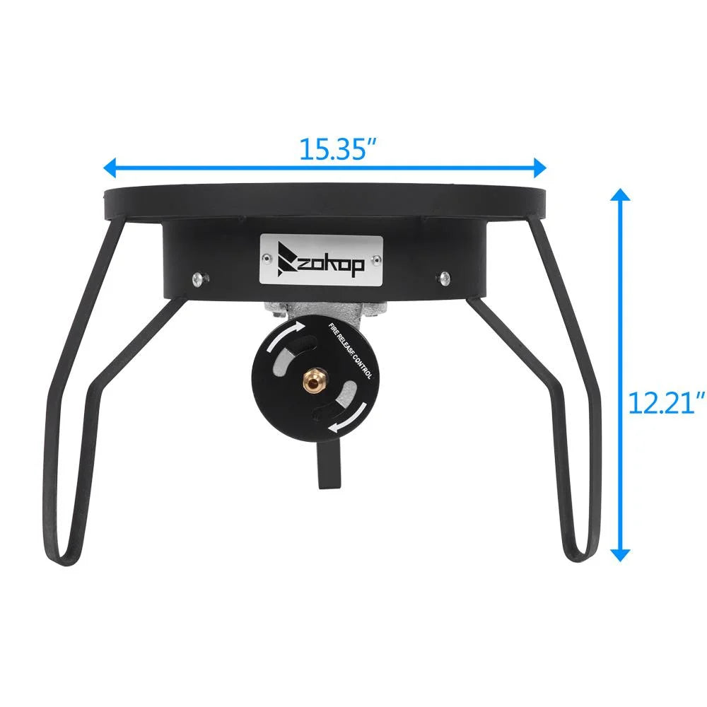 Round Portable Propane Camp Stove L77743