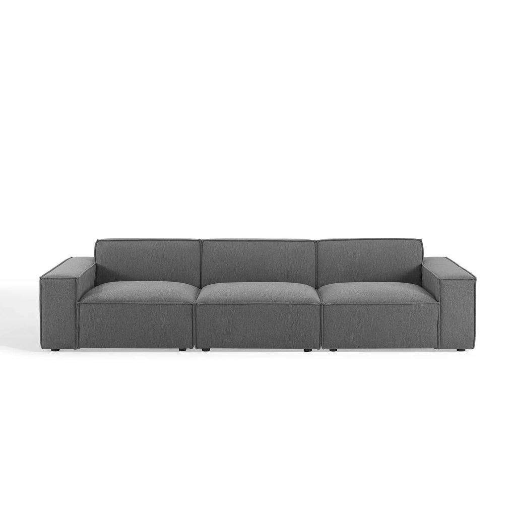 Charcoal Grey Fabric Modular Sofa U551167