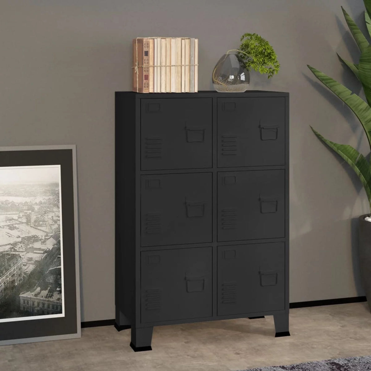 Industrial 6 Door Metal Storage Cabinet E3583