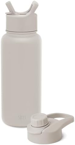 32oz Insulated Stainless Steel Water Bottle with Straw and Chug Lid K9162