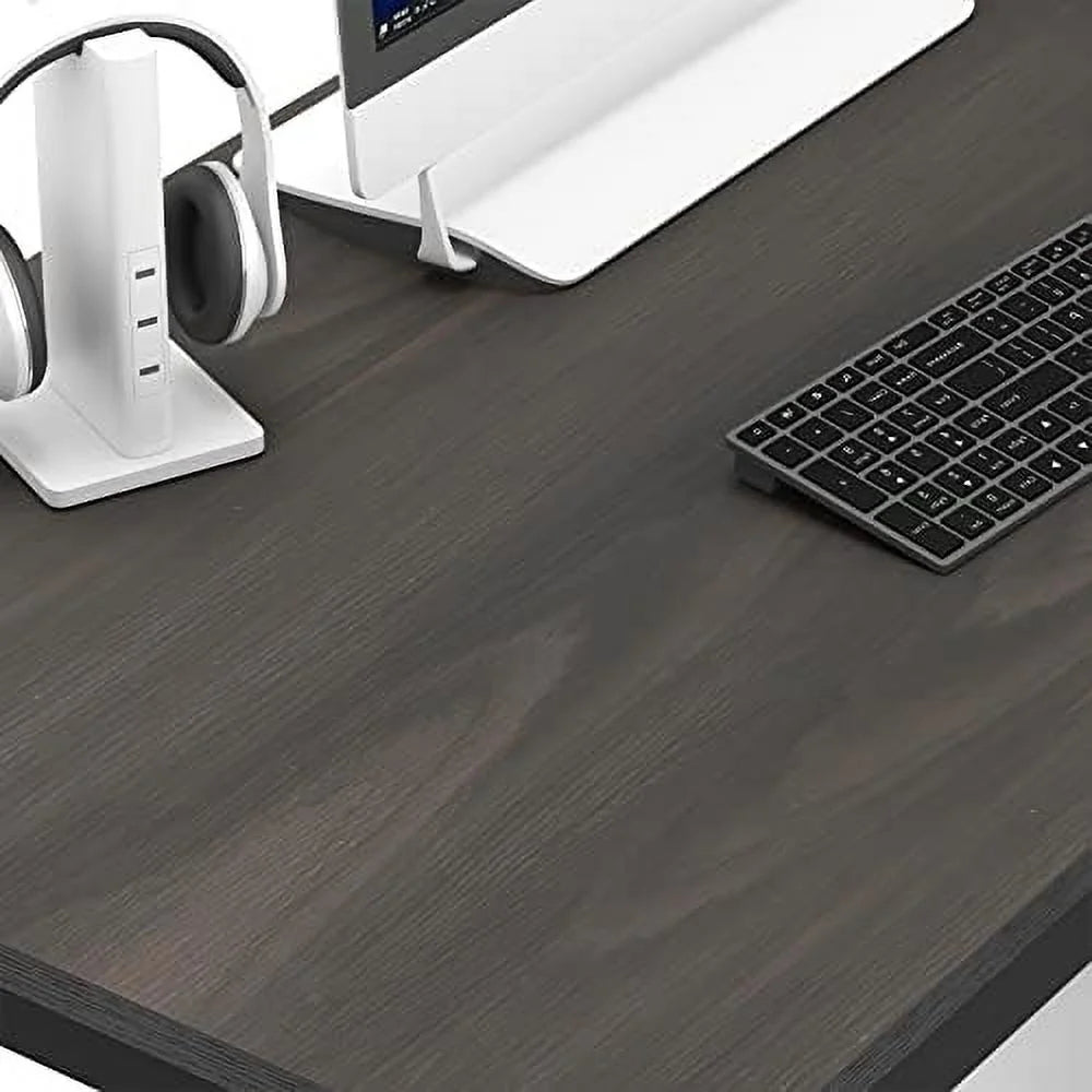 L Shaped Desk 55 inch with Shelves Z98715