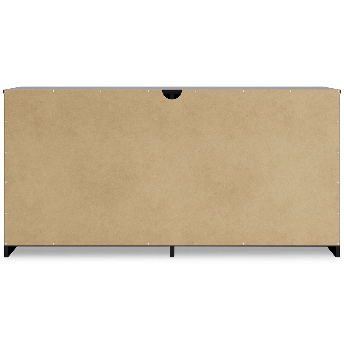 Black 6 Drawer Dresser I246