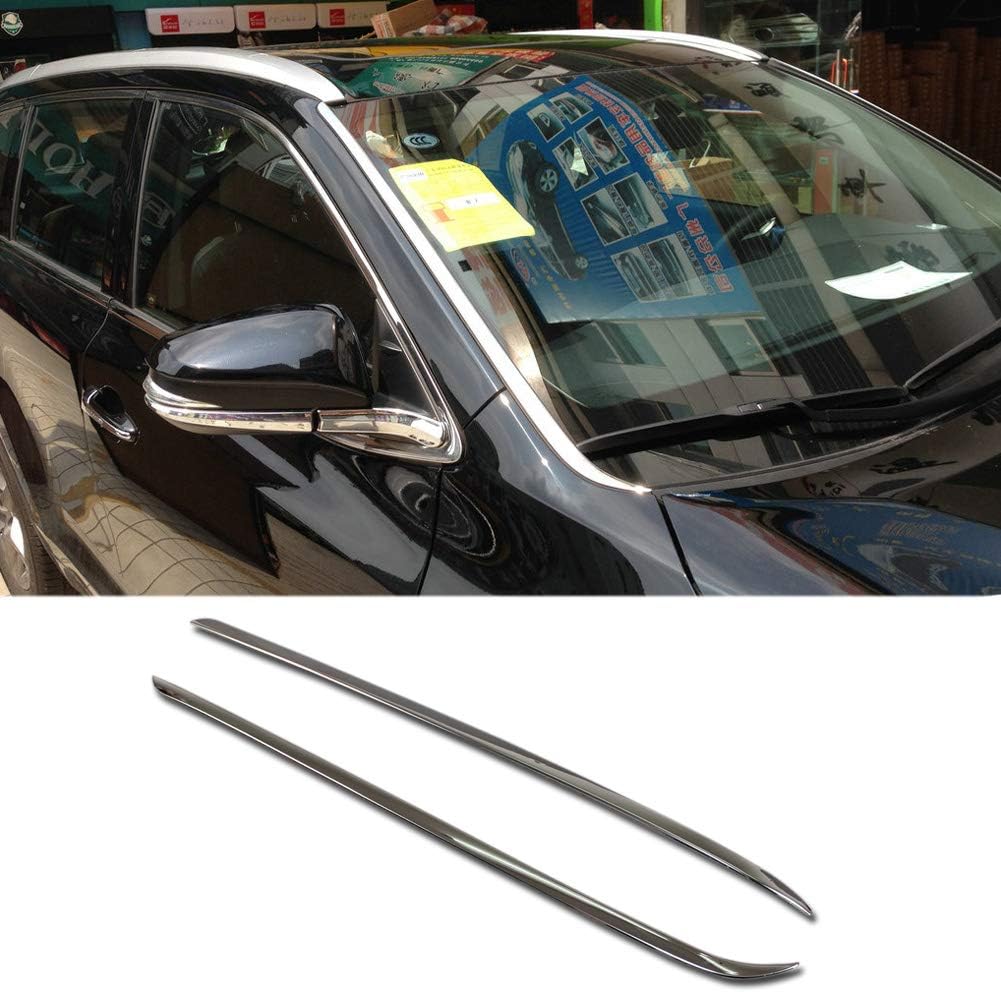 Stainless Steel Windshield Side Window Cover Trim Pack of 2 Q767390