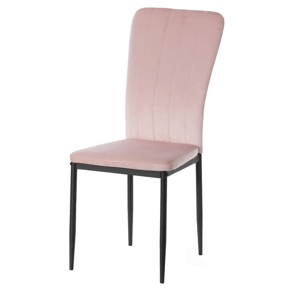 Tufted Velvet Upholstered Dining Chair U8657
