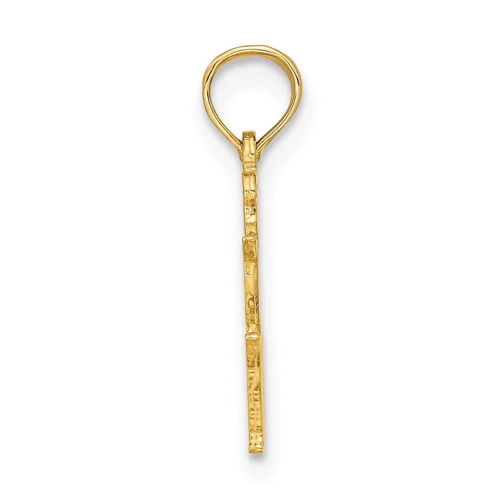 14k Yellow Gold Virgo Zodiac Charm H280663