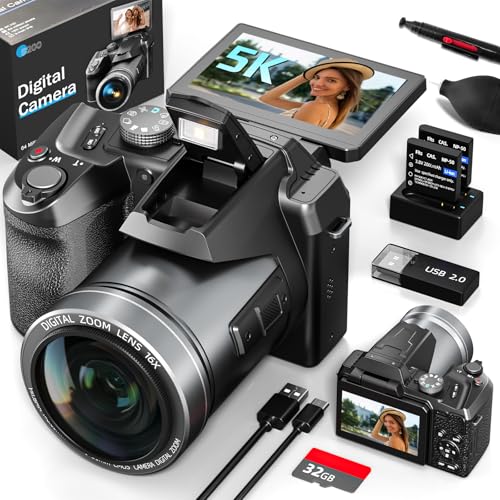 64MP Compact Digital Camera with WiFi Flash R530