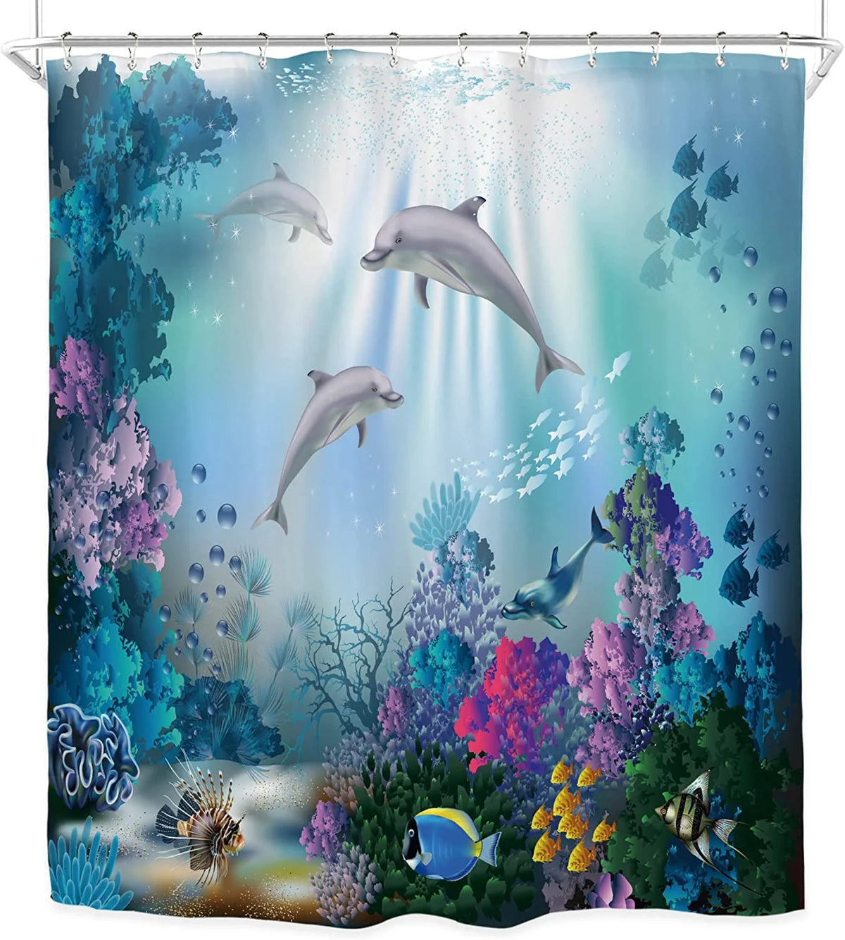 72x72 inch Dolphin Shower Curtain T4750