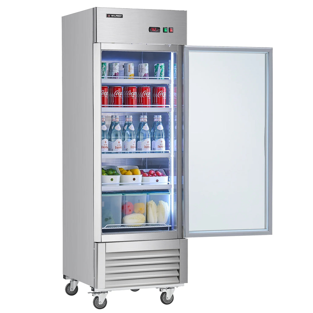 54" 2 Glass Door Display Refrigerator with 42.2 cu. ft. Capacity S4825