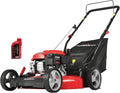 21 Inch Gas Powered Push Lawn Mower with 170cc OHV 4-Stroke Engine D557635