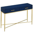 Blue Gold Flamingo Console Table F204700