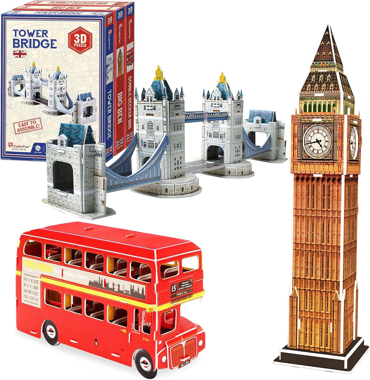 3D Puzzle Notre Dame de Paris Cathedral Model Kit, 293 Pieces B859548