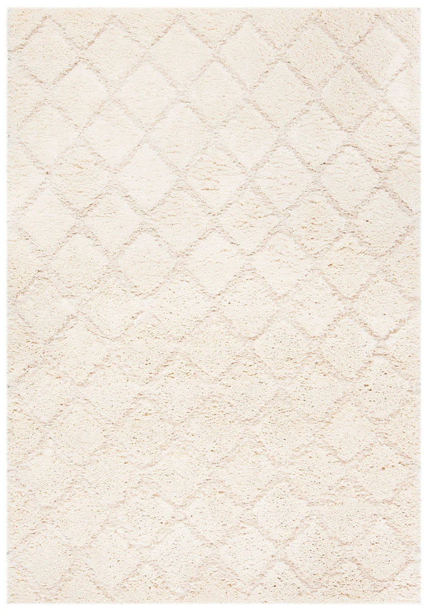 Creme Shag Square Rug G2945