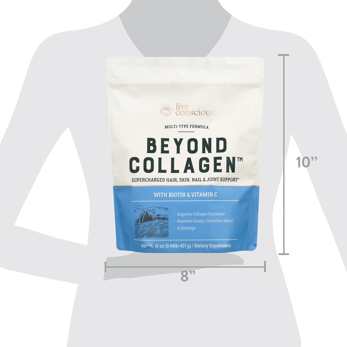 Beyond Collagen Powder with Biotin & Vitamin C, 10g, 41 Servings Y996687