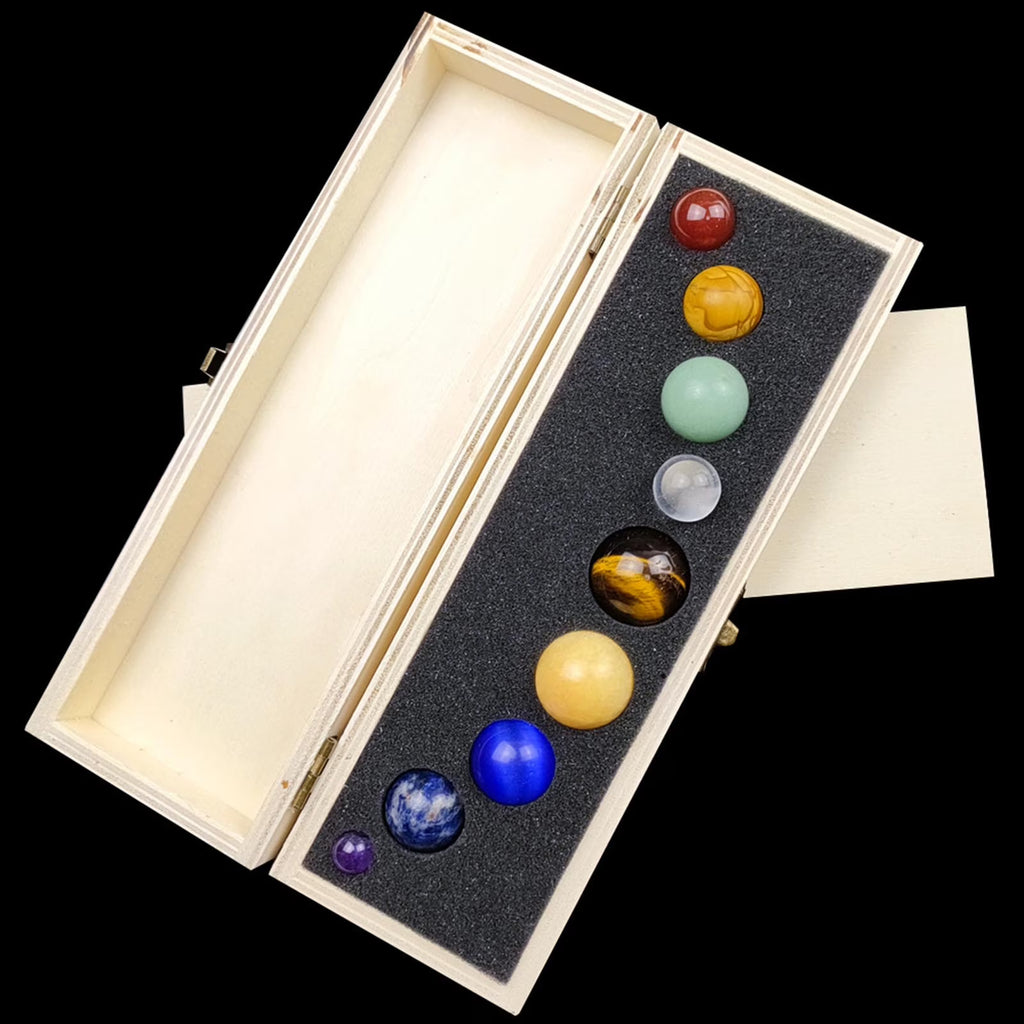 Planet Crystal Solar System Ornaments Set V8449