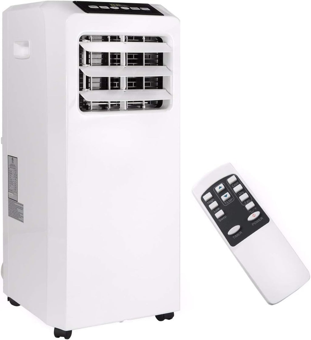 8,000 BTU 4in1 Portable Air Conditioner Dehumidifier Fan with Remote Control O69286