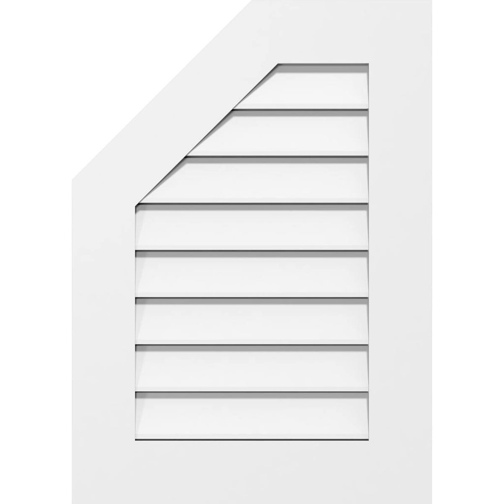Octagonal Surface Mount PVC Gable Vent I18618