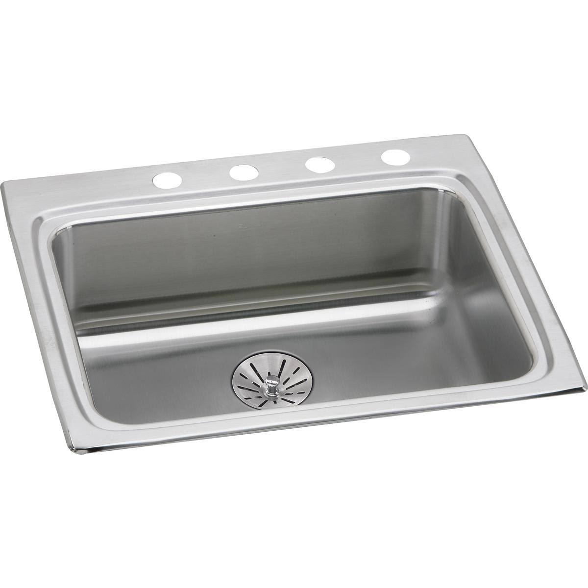 25x22 x 22x22 Drop-In Kitchen Sink with Drain Assembly R61735