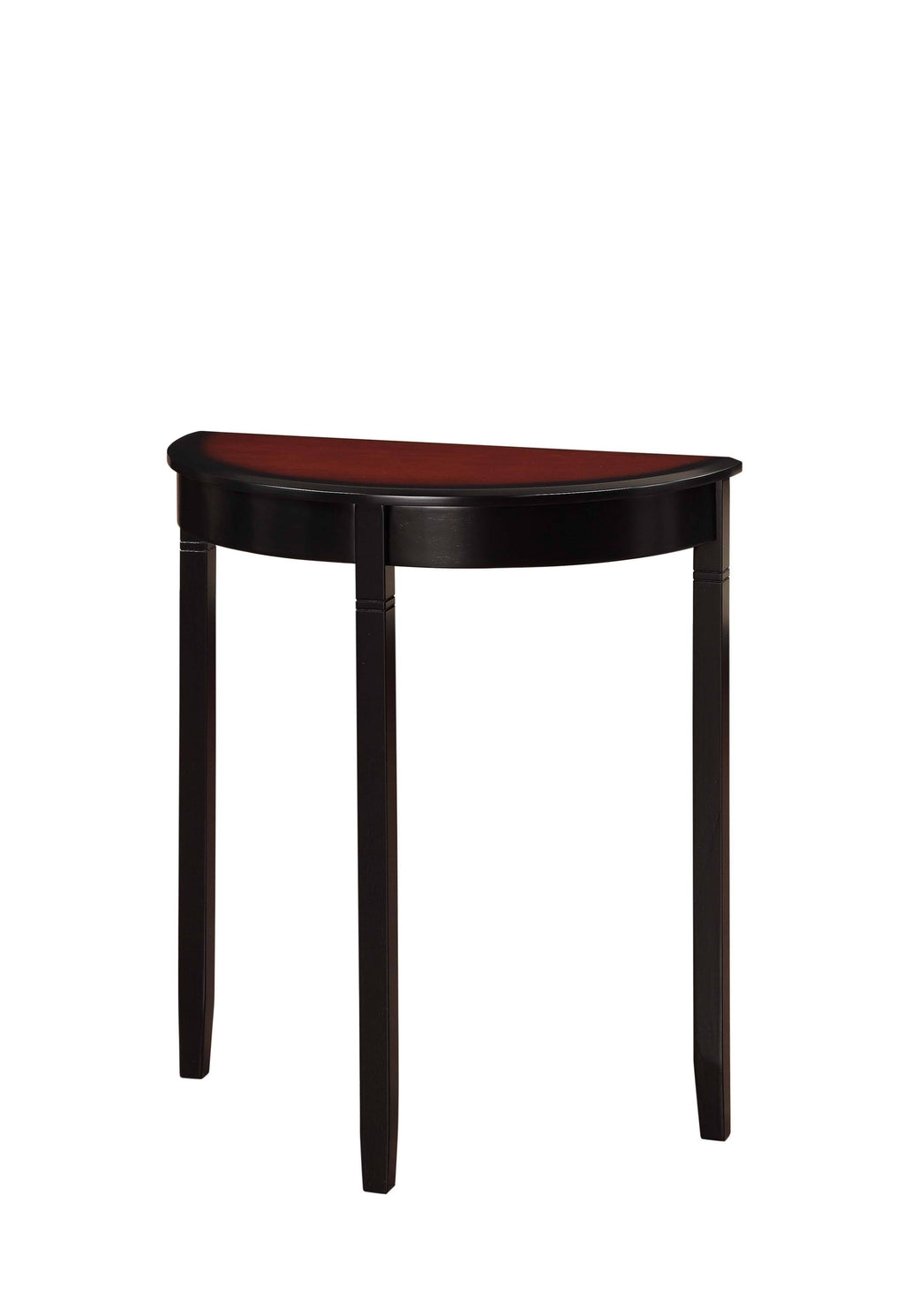 Black Cherry Demi Lune Console Table J878