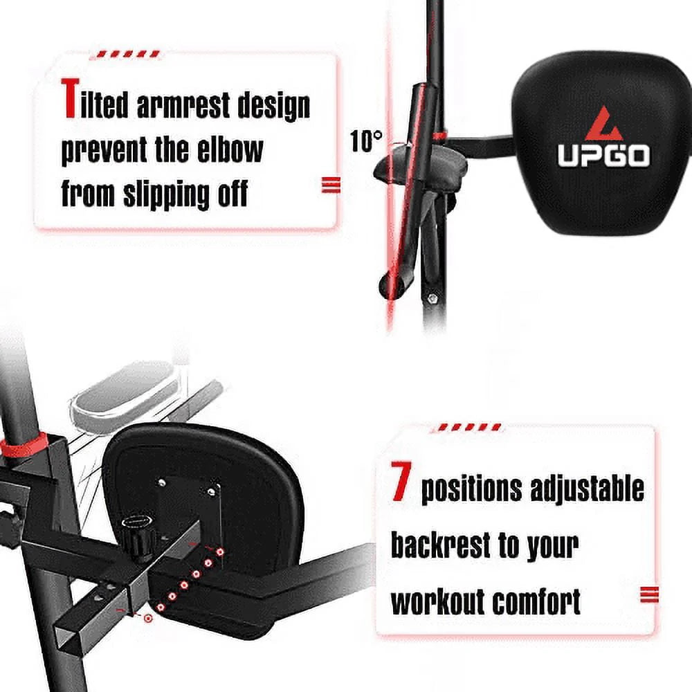 Adjustable Power Tower Dip Station Pull up Bar O87413