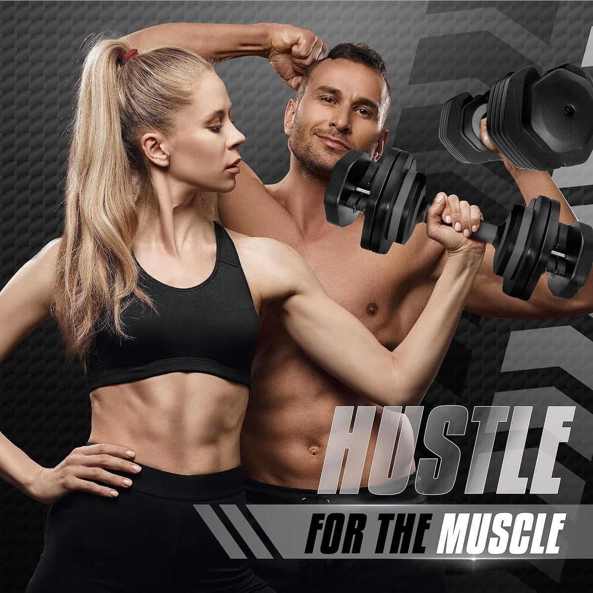 Adjustable Dumbbells 25lb Pair K58590