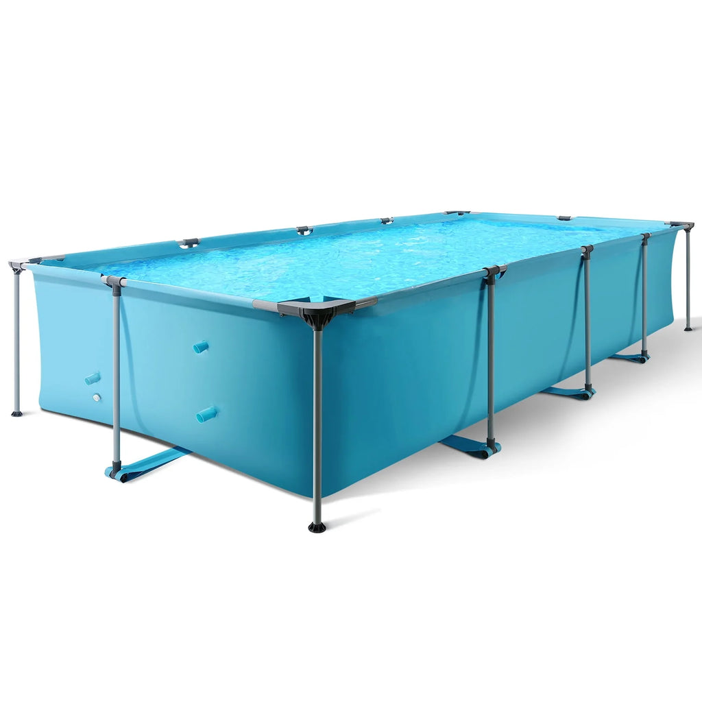 10 ft Above Ground Rectangular Frame Swimming Pool D4466