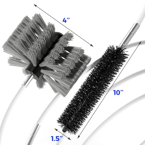 30 Feet Dryer Vent Cleaner Kit Flexible Lint Brush H79088