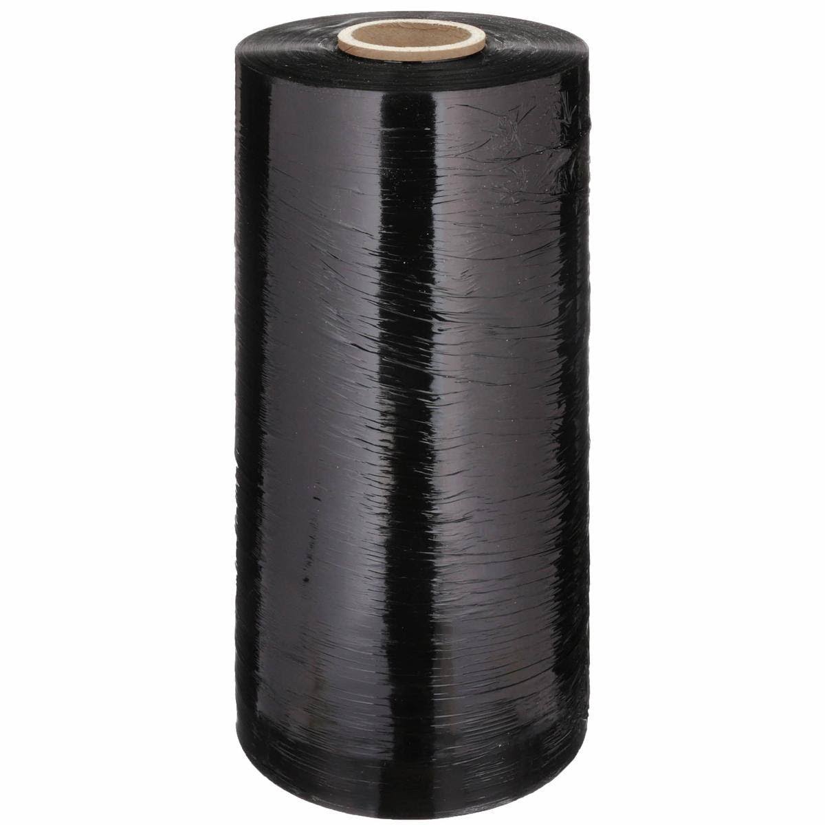 Black Opaque Cast Stretch Wrap 20x22 x 5000 ft R746715