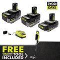 18V Cordless Power Tool Kit with 4.0 Ah Batteries and Charger Q389103