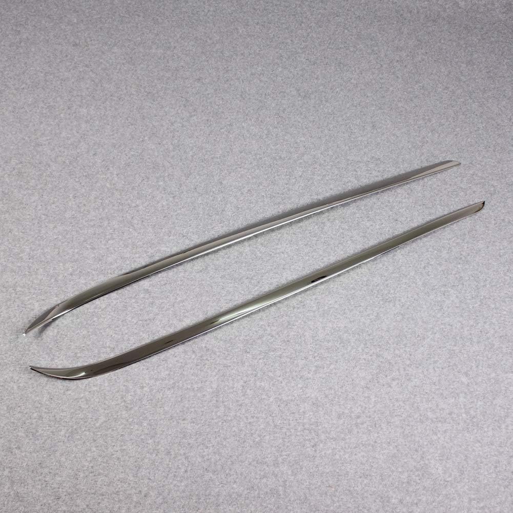 Stainless Steel Windshield Side Window Cover Trim Pack of 2 Q767390