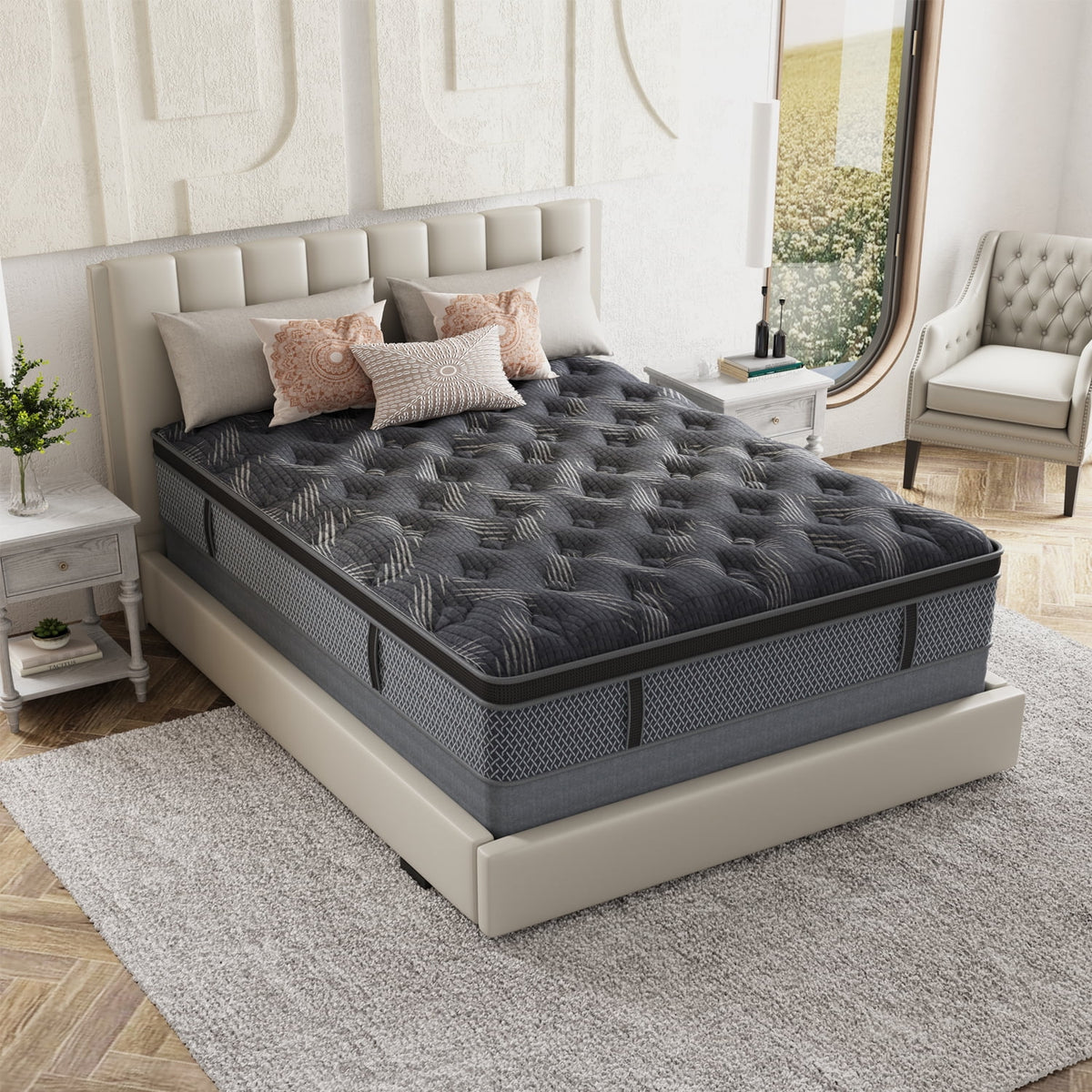 10 Full Hybrid Memory Foam Pocket Spring Mattress I193235