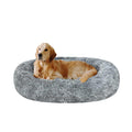 Oval Shag Faux Fur Washable Round Pet Bed E8568