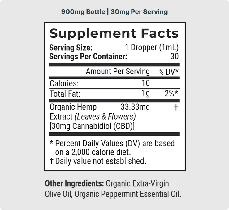 Organic CBD Tincture B518011