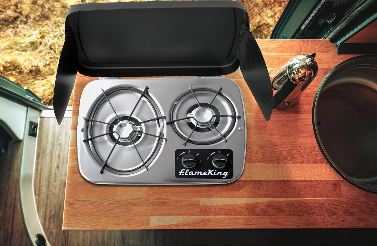 2-Burner Propane Cooktop with Cover W624904