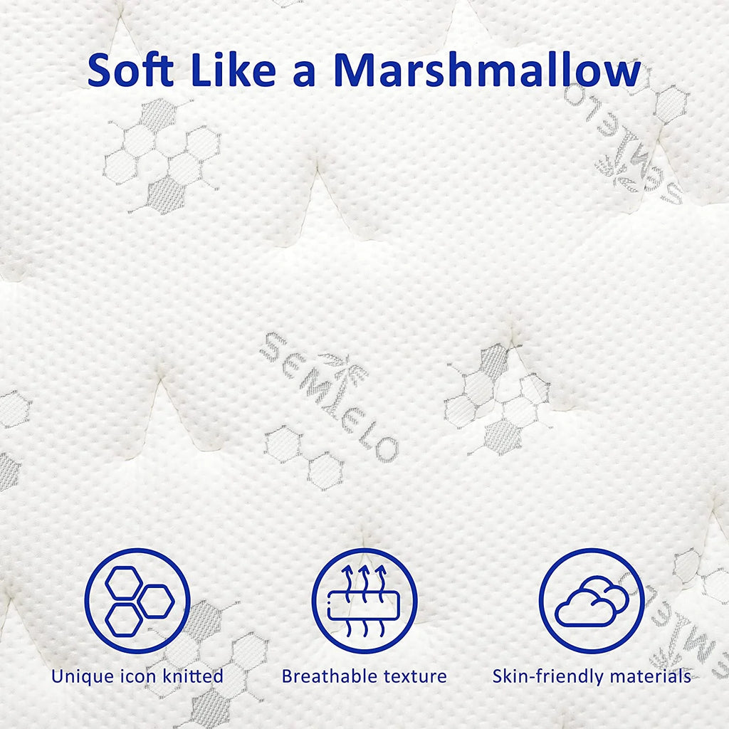 10 Inch Medium Firm Memory Foam Hybrid Mattress D139