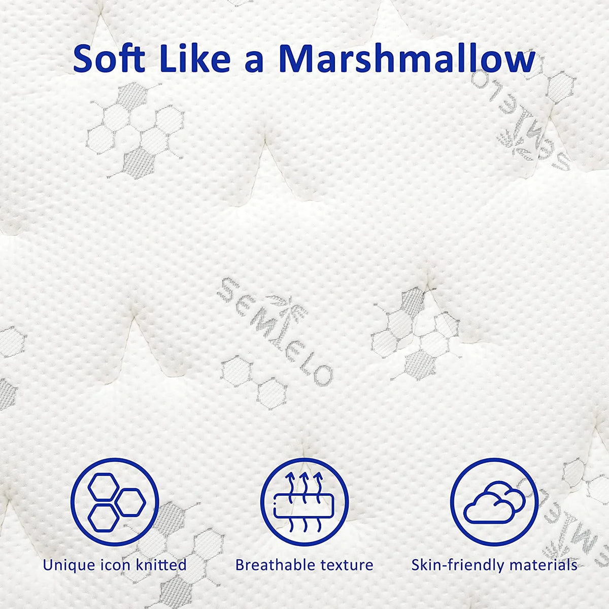 10 Inch Medium Firm Memory Foam Hybrid Mattress D139