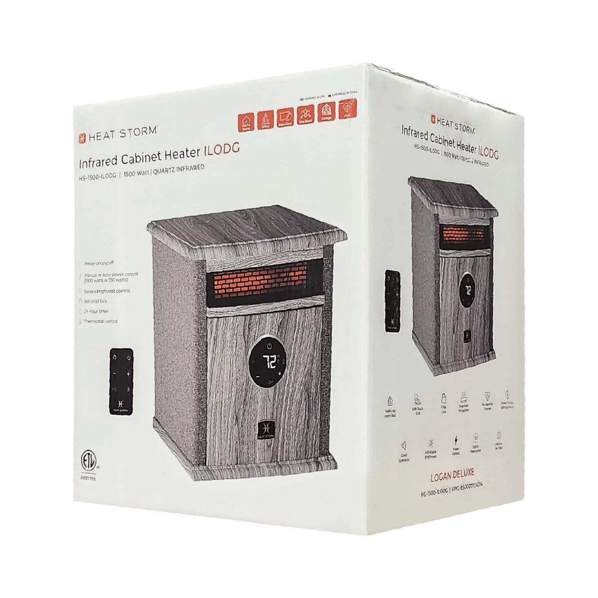 1500W Gray Infrared Heater B984