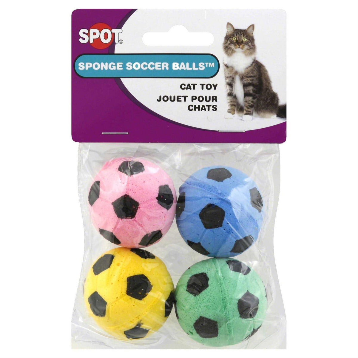 Sponge Soccer Balls Cat Toy D6170